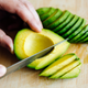 Chef chopping avocado